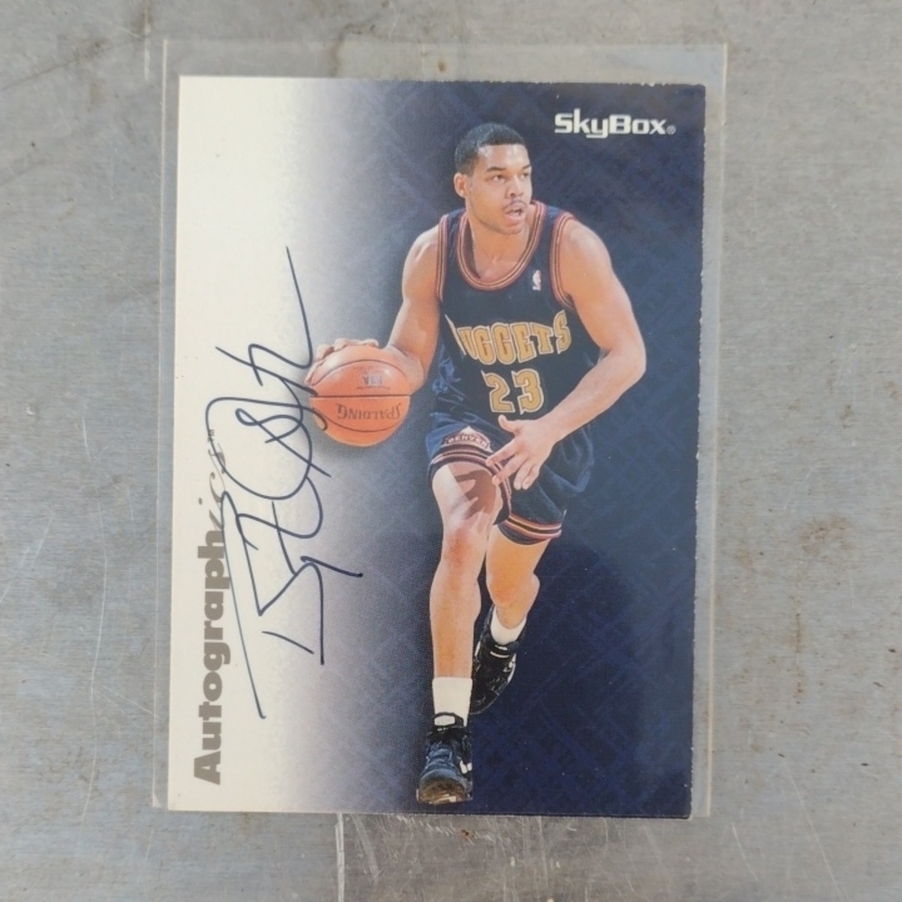 SkyBox Autographed Basketball Card